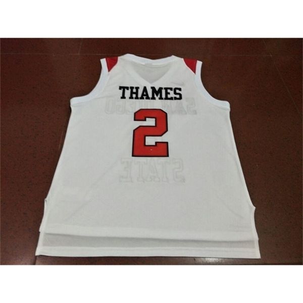age men white black #2 san diego state xavier thames college jersey size s-4xl or custom any name or number jersey
age men white black #2 san diego state xavier thames college jersey size s-4xl or custom any name or number jersey