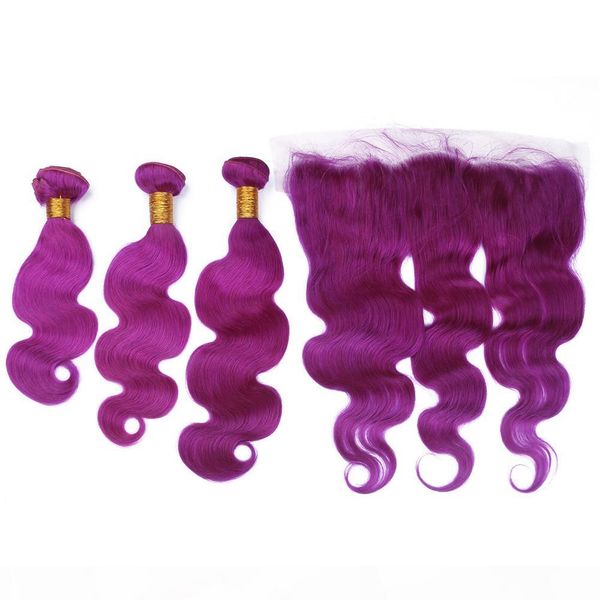 virgin peruvian human hair 3bundles with frontal pure purple body wave human hair weave extensions with 13x4 full lace frontal closure, Black
virgin peruvian human hair 3bundles with frontal pure purple body wave human hair weave extensions with 13x4 full lace frontal closure, Black