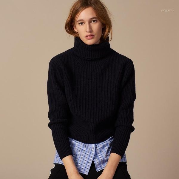 18 fake two piece leisure gao lead splicing knitting shirt lady sweater s2917h811621, White;black
18 fake two piece leisure gao lead splicing knitting shirt lady sweater s2917h811621, White;black