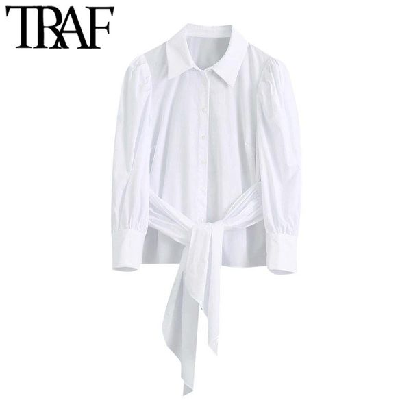 traf women fashion with bow tied pleated blouses vintage puff sleeve button-up female shirts blusas chic, White
traf women fashion with bow tied pleated blouses vintage puff sleeve button-up female shirts blusas chic, White