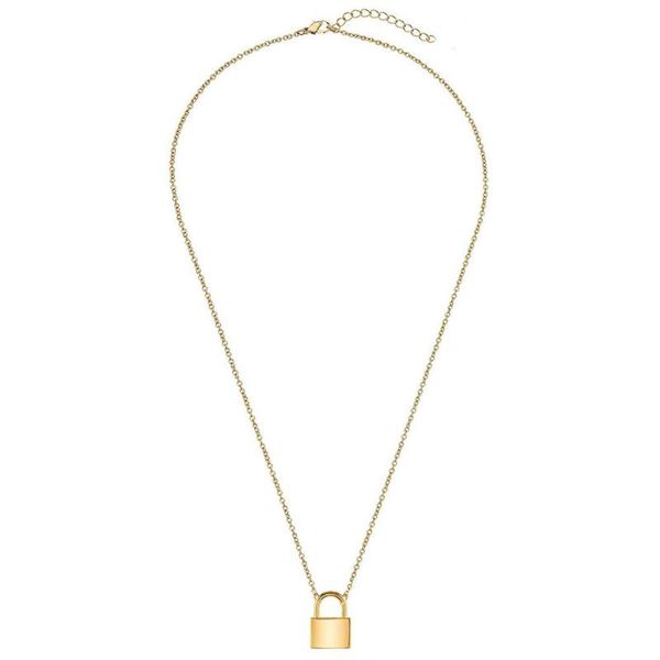 new fashion padlock pendant necklaces for woman stainless steel padlock thin chain lock necklaces, Silver
new fashion padlock pendant necklaces for woman stainless steel padlock thin chain lock necklaces, Silver