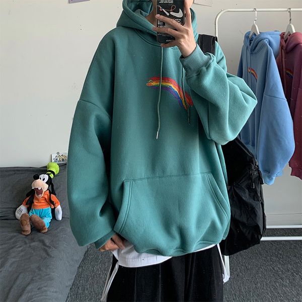 2021 couple male wearing double wear loose autumn in all-match rainbow hoodie hong kong casual ins style also fashion 5wht, Black;brown
2021 couple male wearing double wear loose autumn in all-match rainbow hoodie hong kong casual ins style also fashion 5wht, Black;brown