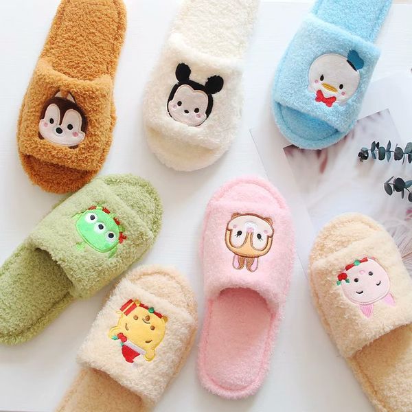 2019 new cute elephant mouse plush shoes women home indoor winter slippers duck non-slip shoes christmas present for girl y200706, Black
2019 new cute elephant mouse plush shoes women home indoor winter slippers duck non-slip shoes christmas present for girl y200706, Black