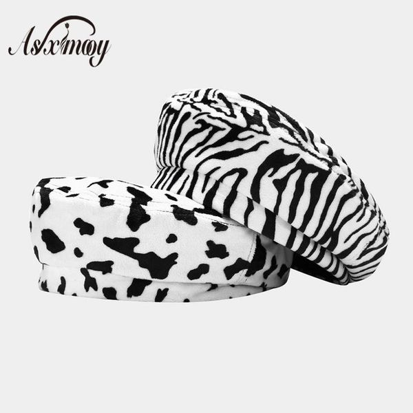 women's hat cow pattern french artist beret cap fashion beret for women girls soft fashion painter caps berets hat female 2020, Blue;gray
women's hat cow pattern french artist beret cap fashion beret for women girls soft fashion painter caps berets hat female 2020, Blue;gray