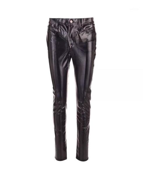 new women pants high waist slim black pu leather pencail pants casual fashion capris streetwear1, Black;white
new women pants high waist slim black pu leather pencail pants casual fashion capris streetwear1, Black;white