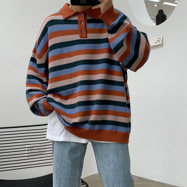 men's sweaters sweater 2021 autumn winter slim retro stitching striped printing long-sleeve casual youth wear, White;black
men's sweaters sweater 2021 autumn winter slim retro stitching striped printing long-sleeve casual youth wear, White;black