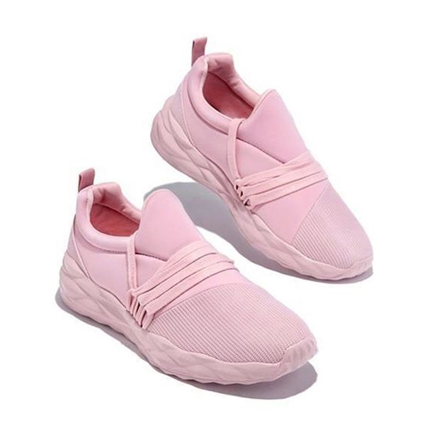 2021 new woman lace up ladies walking breathable toe not sliding gymnasium shoes to female 2jnp, Black