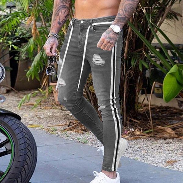 men's jeans 2021 hip-hop hole ripped pants fashion slim men big size brand skinny stretch fit, Blue
men's jeans 2021 hip-hop hole ripped pants fashion slim men big size brand skinny stretch fit, Blue