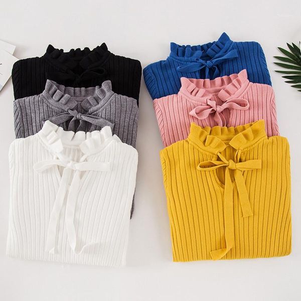 spring autumn knitted sweater women lace up flare sleeve ruffle knitting pullover 2019 fashion slim thin sweaters female knit1, White;black
spring autumn knitted sweater women lace up flare sleeve ruffle knitting pullover 2019 fashion slim thin sweaters female knit1, White;black