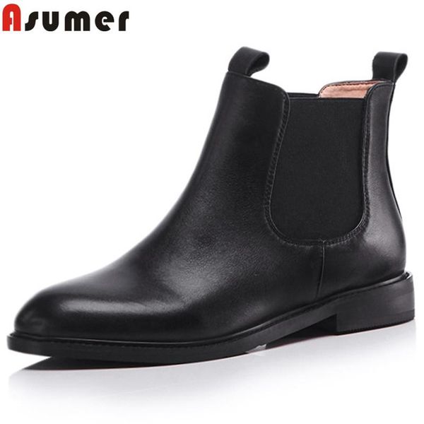boots asumer big size 34-43 fashion autumn winter women round toe ankle ladies genuine leather 2021 shoes woman, Black
boots asumer big size 34-43 fashion autumn winter women round toe ankle ladies genuine leather 2021 shoes woman, Black