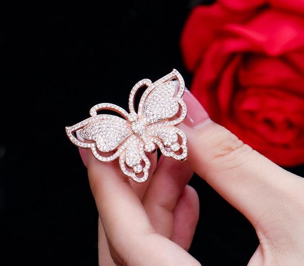 designer design european and american luxury exaggerated personalized butterfly lady ring fashion famous exquisite micro inlaid zircon11, Silver
designer design european and american luxury exaggerated personalized butterfly lady ring fashion famous exquisite micro inlaid zircon11, Silver