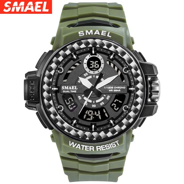 new smael smer men's electronic watch multi function outdoor sports timing trend versatile men's and women's watches, Slivery;brown
new smael smer men's electronic watch multi function outdoor sports timing trend versatile men's and women's watches, Slivery;brown