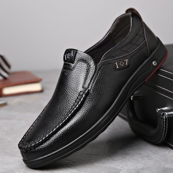 plus size solid men casual leather shoes slip on lazy single shoes man loafers business office work for male yui8, Black
plus size solid men casual leather shoes slip on lazy single shoes man loafers business office work for male yui8, Black