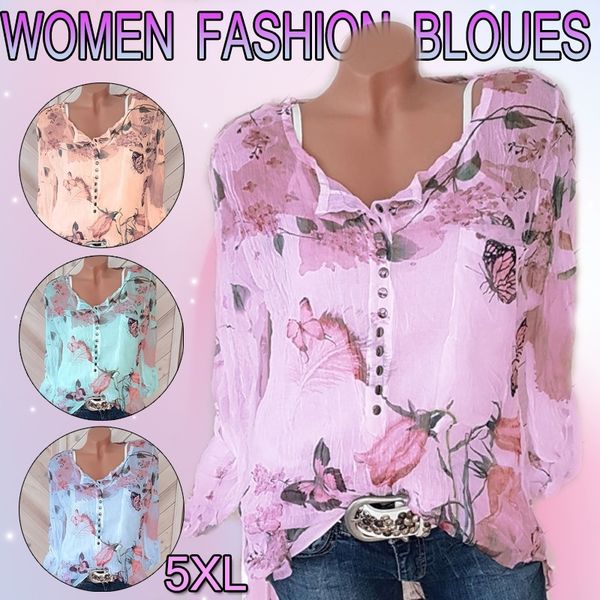 large size lace loose women blouses summer blouse casual fashion v-neck long sleeve printed women's chiffon shirt 201201, White
large size lace loose women blouses summer blouse casual fashion v-neck long sleeve printed women's chiffon shirt 201201, White