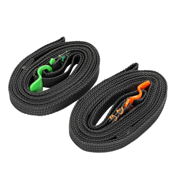 2x outdoor travel luggage webbing rope quick release with buckle tie strap 
2x outdoor travel luggage webbing rope quick release with buckle tie strap