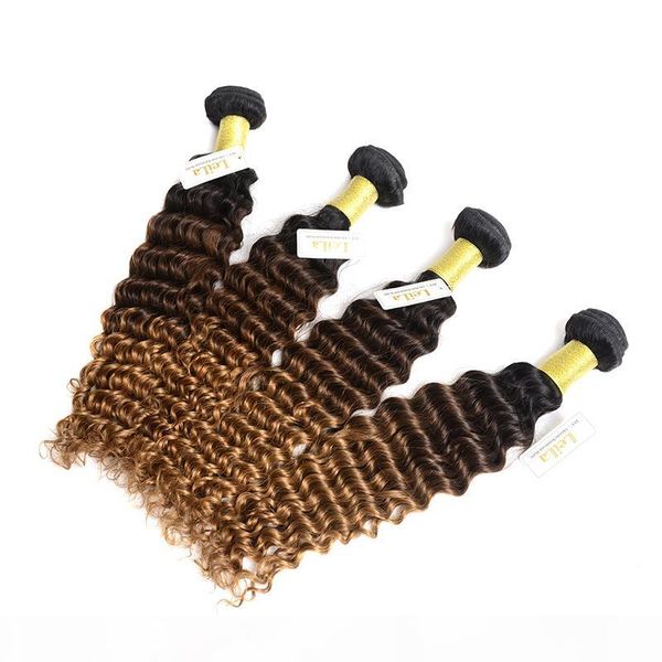 brazilian malaysian indian peruvian hair 1b 4 27 deep wave hair 3 pieces lot ombre three tone virgin hair weft extensions deep wave curl, Black
brazilian malaysian indian peruvian hair 1b 4 27 deep wave hair 3 pieces lot ombre three tone virgin hair weft extensions deep wave curl, Black
