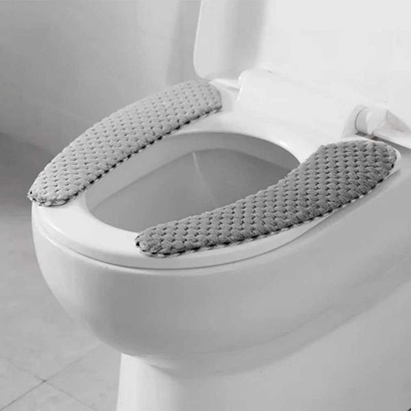 2 pcs household reusable warm cute bathroom winter plush soft washable thick non slip toilet seat cushion self adhesive
2 pcs household reusable warm cute bathroom winter plush soft washable thick non slip toilet seat cushion self adhesive