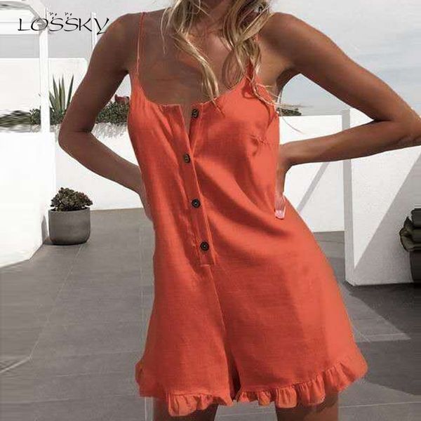 lossky short rompers jumpsuit women backless spaghetti strap button ruffled solid playsuits elegant casual summer black playsuit y200422, Black;white
lossky short rompers jumpsuit women backless spaghetti strap button ruffled solid playsuits elegant casual summer black playsuit y200422, Black;white