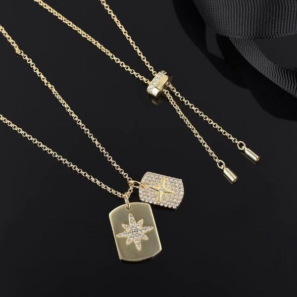 shiny gold color hip-hop style star double pendant necklace neutral wind clavicle chain sweater chain necklace, Silver
shiny gold color hip-hop style star double pendant necklace neutral wind clavicle chain sweater chain necklace, Silver