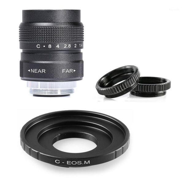 fujian 25mm f1.4 cctv camera lens + c-eosm mount ring for canon ef-m mount m50 m1 m2 m3 m4 m5 m61
fujian 25mm f1.4 cctv camera lens + c-eosm mount ring for canon ef-m mount m50 m1 m2 m3 m4 m5 m61