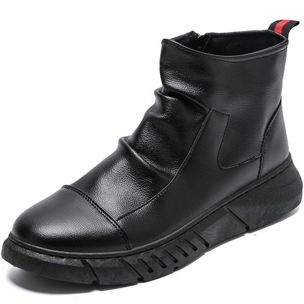 fashion men boots leather spring autumn vintage style ankle boots men lace footwear fashion casual shoes super warm snow boots45, Black
fashion men boots leather spring autumn vintage style ankle boots men lace footwear fashion casual shoes super warm snow boots45, Black