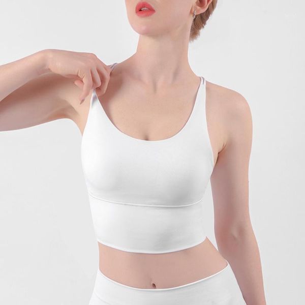 elastic sport running yoga bra women breathable solid workout fitness gym wireless vest crop shockproof sportswear1, White;black
elastic sport running yoga bra women breathable solid workout fitness gym wireless vest crop shockproof sportswear1, White;black