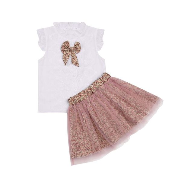 toddler kids baby girls summer clothes lovely sets sleeveless v-neck lace bowknot blouse leopard mesh skirts light blue pink, White
toddler kids baby girls summer clothes lovely sets sleeveless v-neck lace bowknot blouse leopard mesh skirts light blue pink, White