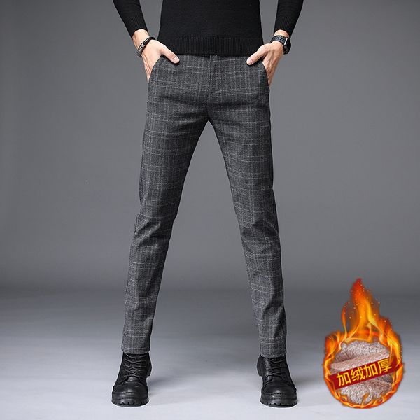 autumn and winter men's casual 2020 new korean trend business slim plush thickened belt pants, Black
autumn and winter men's casual 2020 new korean trend business slim plush thickened belt pants, Black