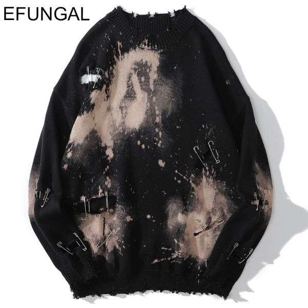 tie dye knitwear hip hop sweaters ripped hole fashion knitted sweater pullover harajuku streetwear casual sweatshirts, White;black
tie dye knitwear hip hop sweaters ripped hole fashion knitted sweater pullover harajuku streetwear casual sweatshirts, White;black