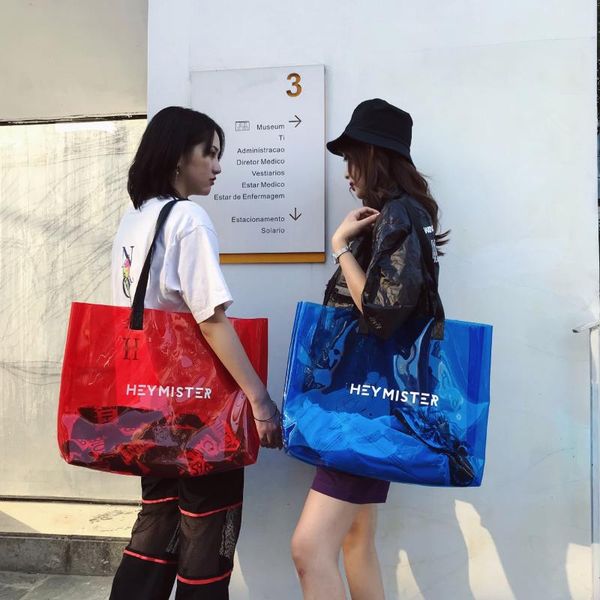 portable handbags shoulder diagonal package large capacity beach bag pvc transparent jelly package
portable handbags shoulder diagonal package large capacity beach bag pvc transparent jelly package