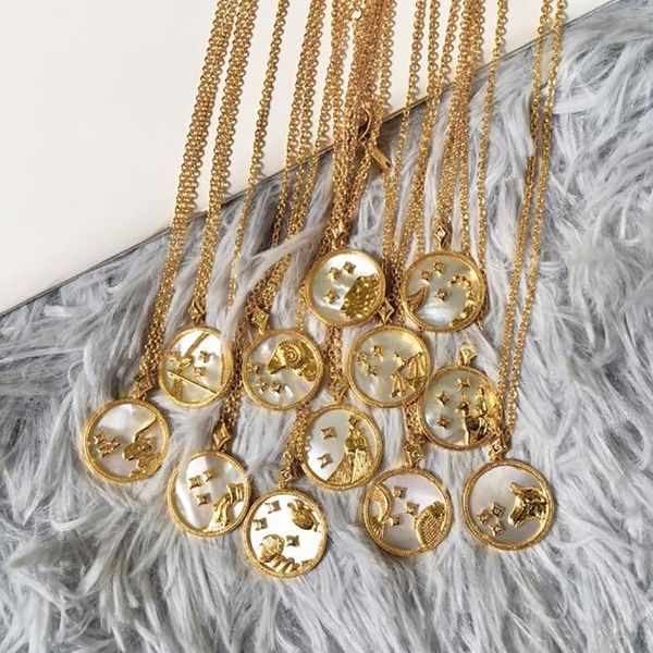 brand fashion jewelry for womentwelve constellations gold chain clockpendants long necklace party sweater chain 201104, Silver
brand fashion jewelry for womentwelve constellations gold chain clockpendants long necklace party sweater chain 201104, Silver
