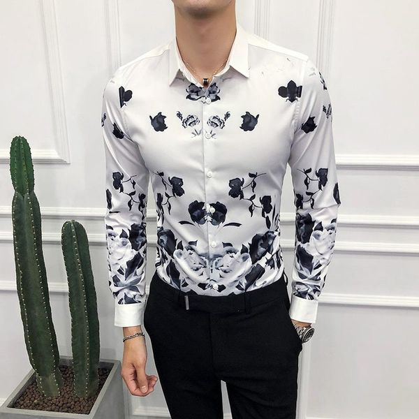 2020 длинные рукава тонкие рубашки мода повседневные мужские рубашки цветок сливы цветочные рубашки мужчины платье камизы социальные, White;black
2020 длинные рукава тонкие рубашки мода повседневные мужские рубашки цветок сливы цветочные рубашки мужчины платье камизы социальные, White;black