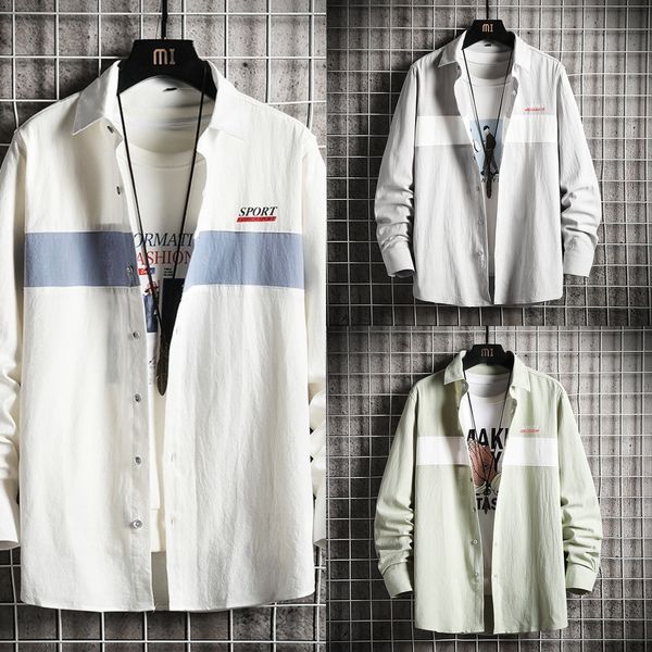 bjyiq cotton fashion men's youth color matching coat shirt shirtsmall clothes student work fresh four seasons coat style shirt thin new, Blue
bjyiq cotton fashion men's youth color matching coat shirt shirtsmall clothes student work fresh four seasons coat style shirt thin new, Blue