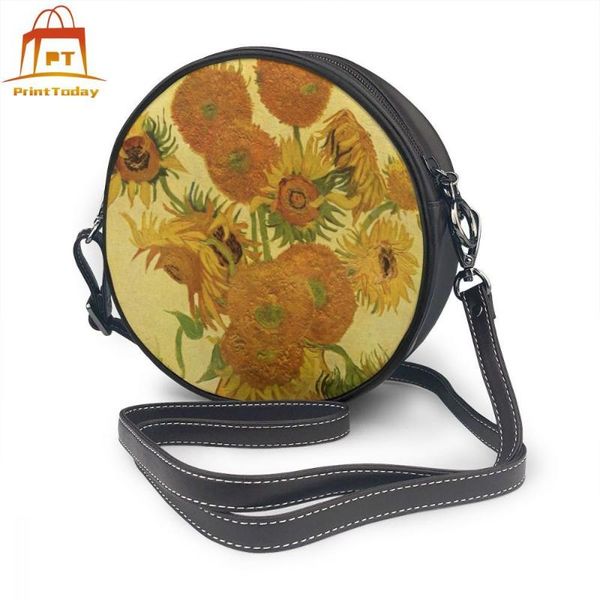 sunflower shoulder bag sunflower leather bag trendy crossbody women bags pattern round purse
sunflower shoulder bag sunflower leather bag trendy crossbody women bags pattern round purse