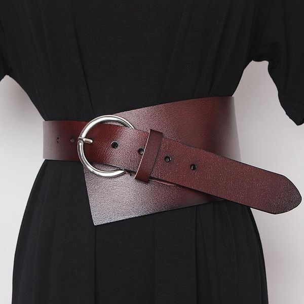 belts women's fashion pu leather waistband sealing female simple high waist feminin ceinture femme fajas, Black;brown
belts women's fashion pu leather waistband sealing female simple high waist feminin ceinture femme fajas, Black;brown