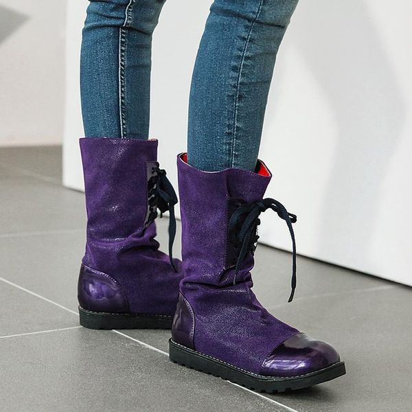 женский оранжевый фиолетовый mid-теленок сапоги осень зима мода холст combat boots flat продеть женскую обувь плюс размер 34-43, Black
женский оранжевый фиолетовый mid-теленок сапоги осень зима мода холст combat boots flat продеть женскую обувь плюс размер 34-43, Black
