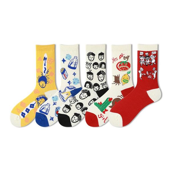 cartoon graffiti crew socks люди вскользь хлопок мужских носков смешного красочная стандартной новизна зимняя классика для взрослых calcetin, Black
cartoon graffiti crew socks люди вскользь хлопок мужских носков смешного красочная стандартной новизна зимняя классика для взрослых calcetin, Black
