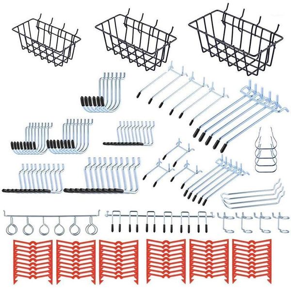 135pcs pegboard kit, 1/8 and 1/4 inch pegboard hooks assortment, bins, metal hooks for hanging storage1
135pcs pegboard kit, 1/8 and 1/4 inch pegboard hooks assortment, bins, metal hooks for hanging storage1