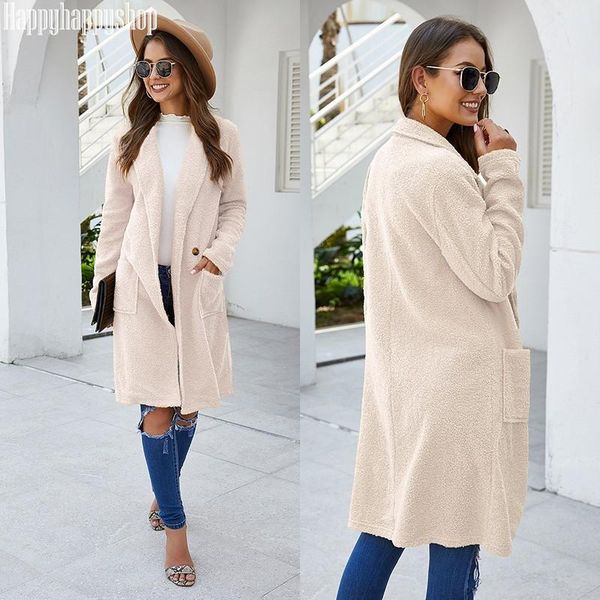 2021 autumn/winter women lapel long coat casual loose jacket windbreaker overcoat outwear beige s-xl, Tan;black
2021 autumn/winter women lapel long coat casual loose jacket windbreaker overcoat outwear beige s-xl, Tan;black