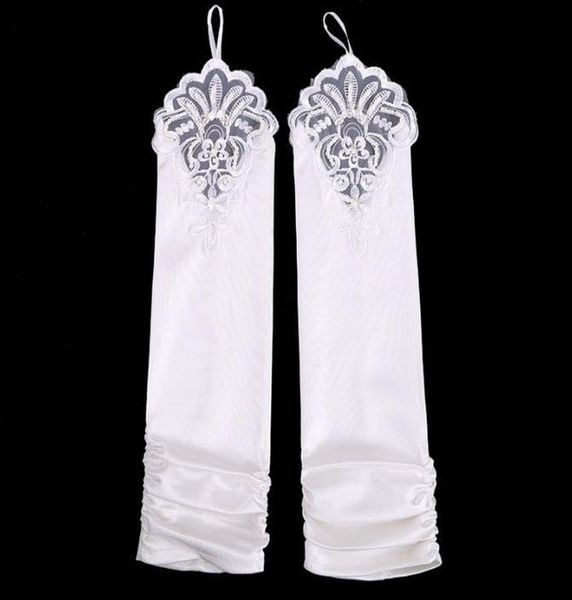 women bridal long gloves fingerless embroidery lace glitter sequins solid color opera length mittens hook finger wedding h sqcbtc, White
women bridal long gloves fingerless embroidery lace glitter sequins solid color opera length mittens hook finger wedding h sqcbtc, White
