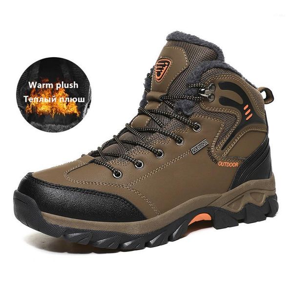 boots winter men's warm snow leather waterproof men sneakers outdoor hiking work shoes 39-471, Black
boots winter men's warm snow leather waterproof men sneakers outdoor hiking work shoes 39-471, Black