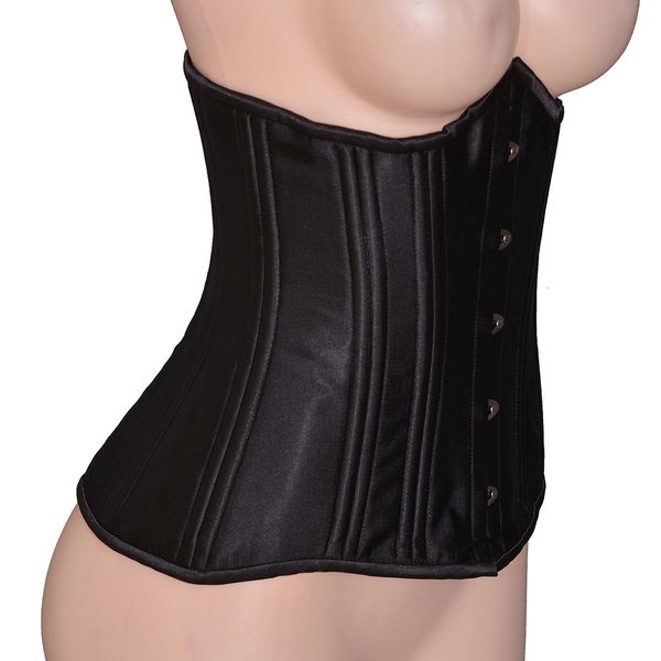 double steel bone satin corset clip cover shaping garment lengthened waist protection abdominal shape fitting hip body0wh0, White;black
double steel bone satin corset clip cover shaping garment lengthened waist protection abdominal shape fitting hip body0wh0, White;black