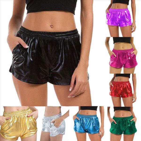women short summer fashion high waist sport shorts shiny metallic short casual daily lady j16 drop shipping, White;black
women short summer fashion high waist sport shorts shiny metallic short casual daily lady j16 drop shipping, White;black