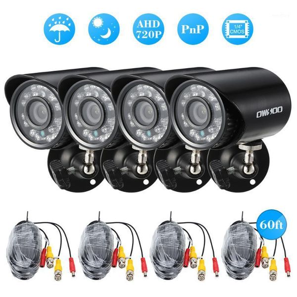 owsoo 4*720p 1500tvl ahd waterproof cctv camera + 4*60ft surveillance cable support ir-cut night view for home security system1
owsoo 4*720p 1500tvl ahd waterproof cctv camera + 4*60ft surveillance cable support ir-cut night view for home security system1