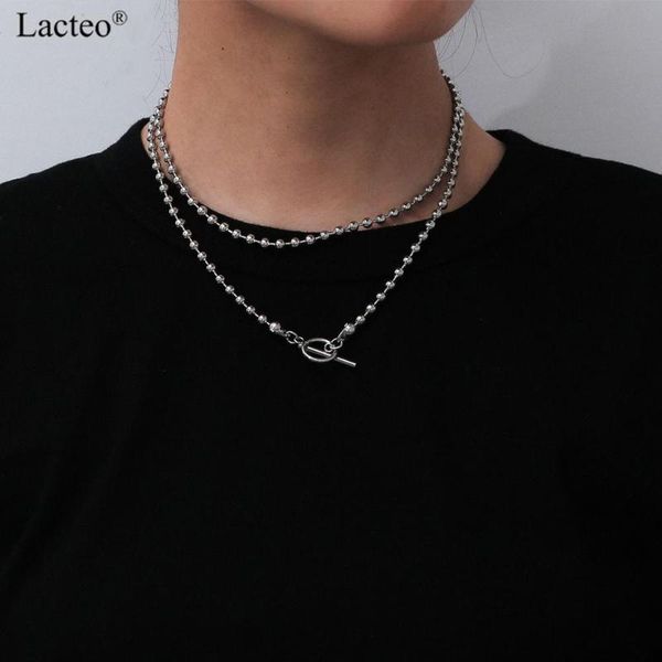 lacteo dark gothic round stainless steel bead chain choker necklace street punk circle stick pendant necklace jewelry for women, Golden;silver
lacteo dark gothic round stainless steel bead chain choker necklace street punk circle stick pendant necklace jewelry for women, Golden;silver