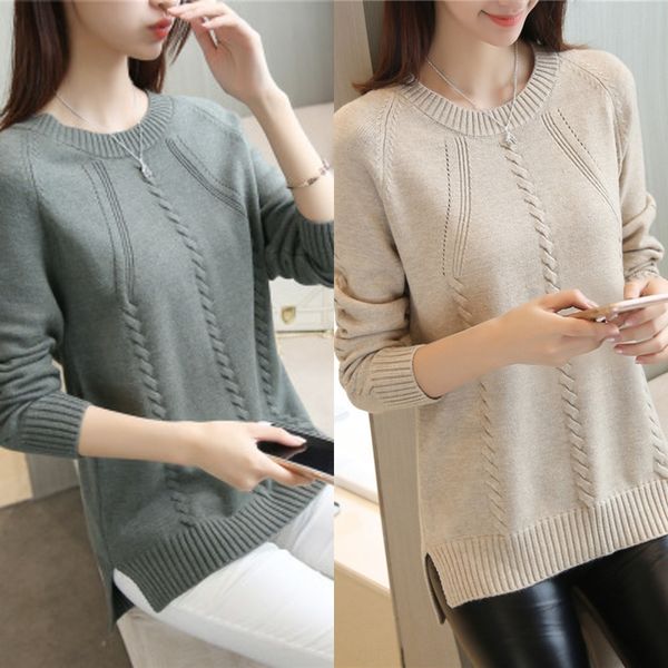 0tbp3 2020 knitted shirt round neck loose autumn women's korean style short knitted base sweater with long sleeve sweater 5uax3, White;black
0tbp3 2020 knitted shirt round neck loose autumn women's korean style short knitted base sweater with long sleeve sweater 5uax3, White;black