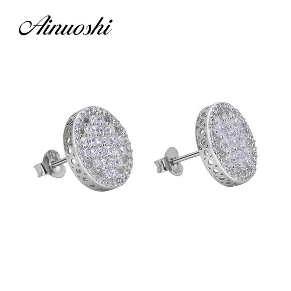 ainuoshi luxury 925 sterling silver earring for women wedding halo round stud earring jewelry gift pendientes plata de ley mujer y200107, Golden;silver
ainuoshi luxury 925 sterling silver earring for women wedding halo round stud earring jewelry gift pendientes plata de ley mujer y200107, Golden;silver