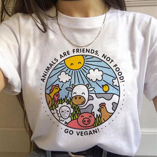 maycaur vegan harajuku ullzang women t shirts funny cartoon friends t-shirt 90s graphic cute tshirts kawaii tees, White
maycaur vegan harajuku ullzang women t shirts funny cartoon friends t-shirt 90s graphic cute tshirts kawaii tees, White