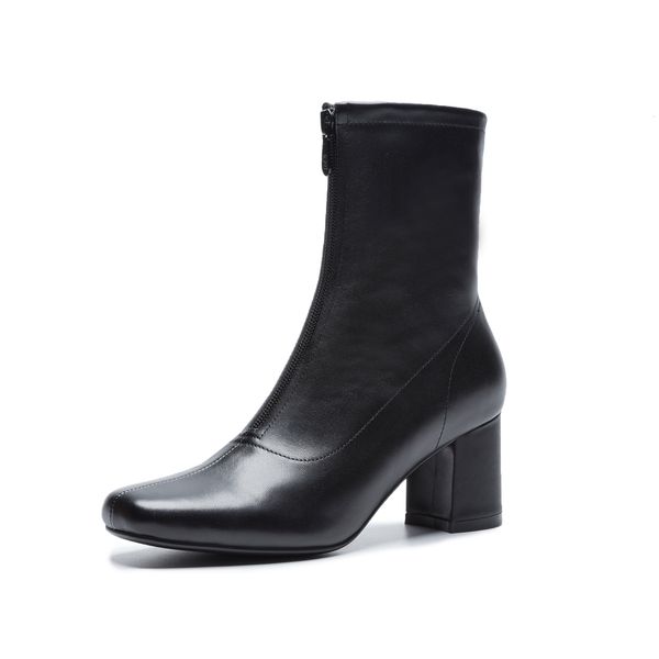women's 2021 natural upper layer pig skin airborne lining boots solid woman face zip 5wmy, Black
women's 2021 natural upper layer pig skin airborne lining boots solid woman face zip 5wmy, Black
