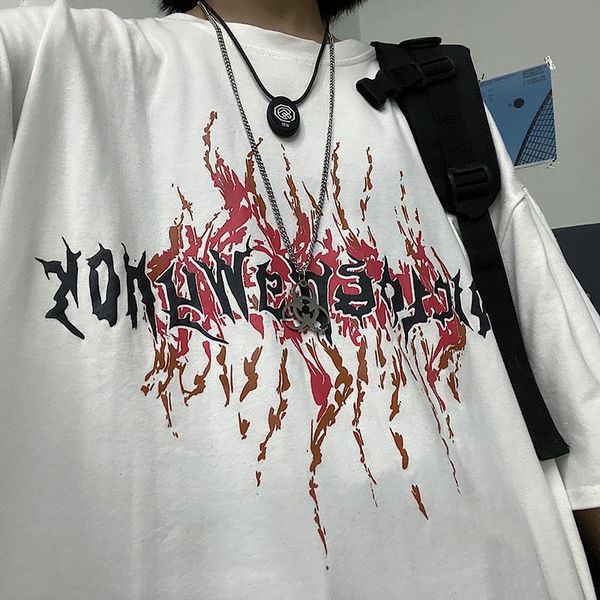 punk gothic летний хип-хмель пламя печать с коротким рукавом harajuku свободная мода повседневная винтаж о-шея ульзанг женщины футболка, White
punk gothic летний хип-хмель пламя печать с коротким рукавом harajuku свободная мода повседневная винтаж о-шея ульзанг женщины футболка, White